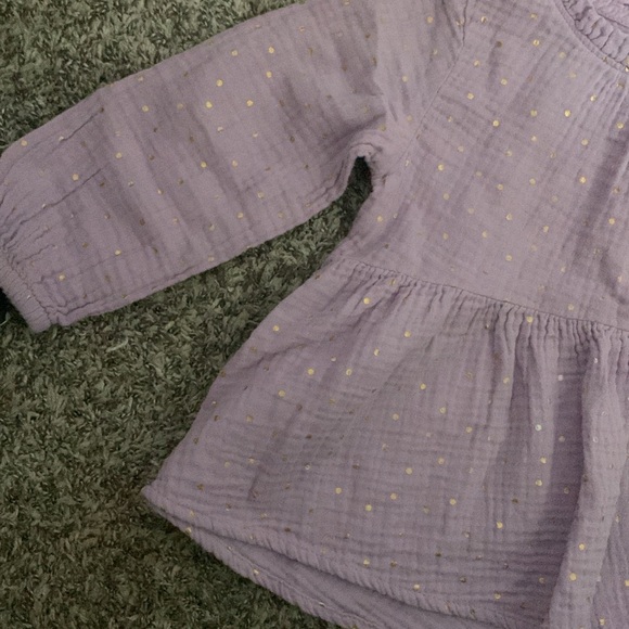 Lavender Kids Top Cat & Jack 2T longsleeve - Picture 2 of 3
